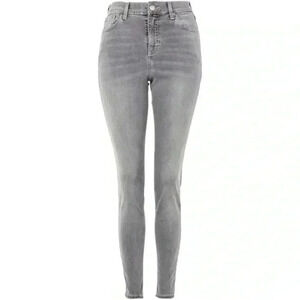 Topshop Jamie Skinny Jeans High Rise Ankle Cropped  Grey Size 26